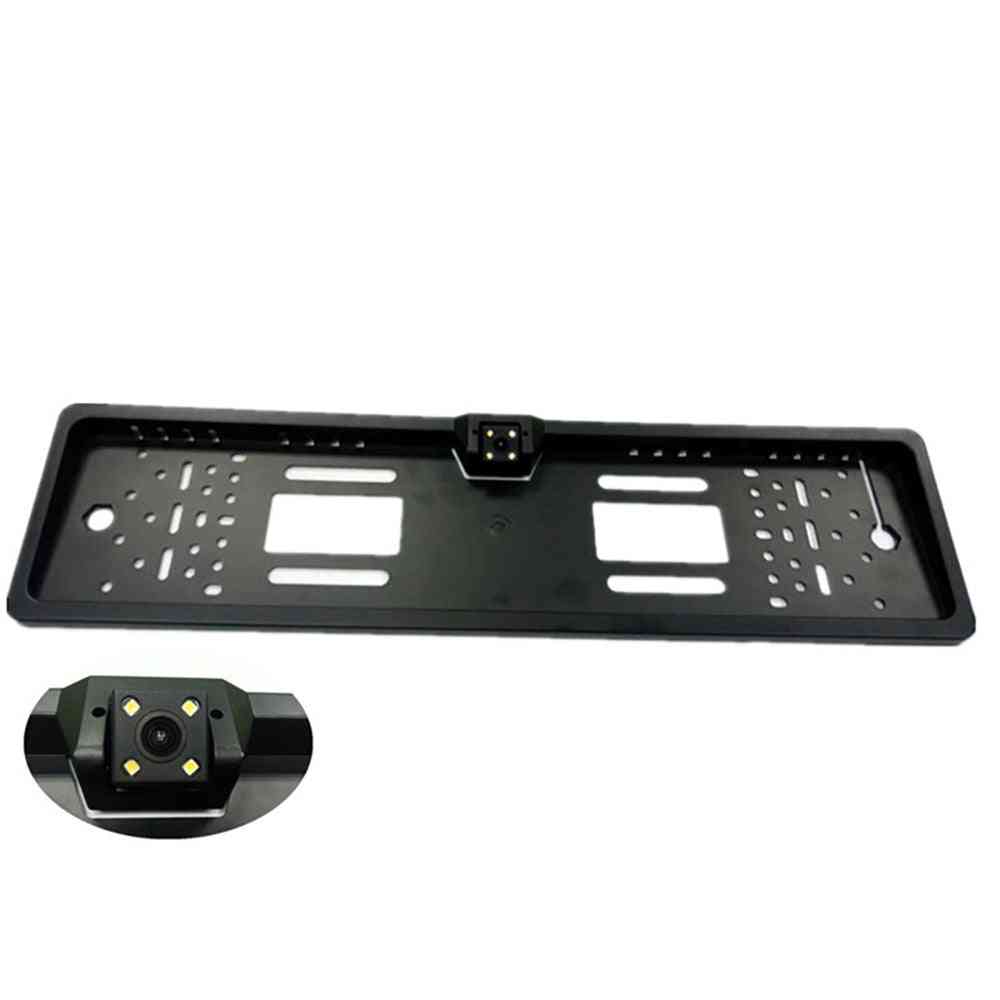 Plaque d'immatriculation de voiture européenne automatique, cadre, caméra de vue arrière de voiture de vision nocturne hd