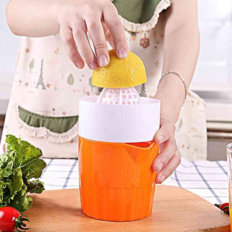 Exprimidor manual portátil, exprimidor de frutas exprimidor, mini extractor de cítricos de limón para el hogar