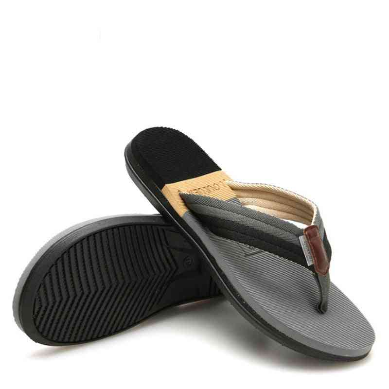 Sommar mode halkfria bilder personlighet strand flip-flop skor för män