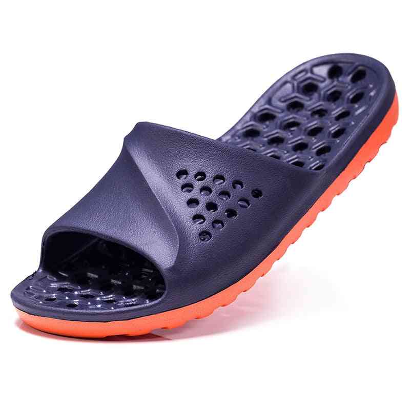 Men Casual Non-slip Slides Summer Massage Flip Flops Bathroom &beach Slipper Sandals