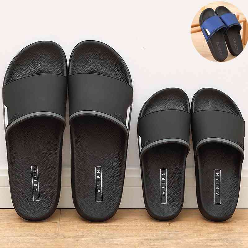 Summer Men Slide Slippers, Home Indoor Shoes