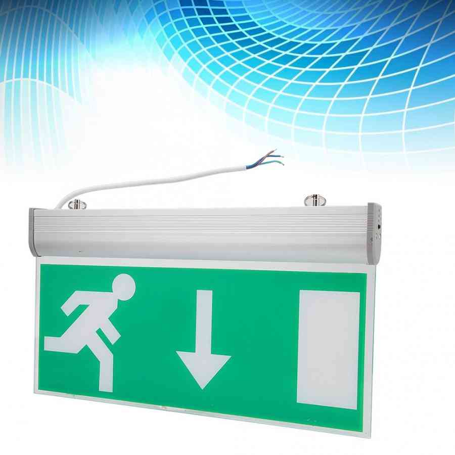 Led Emergency Exit Sign Light For Safety Evacuation
