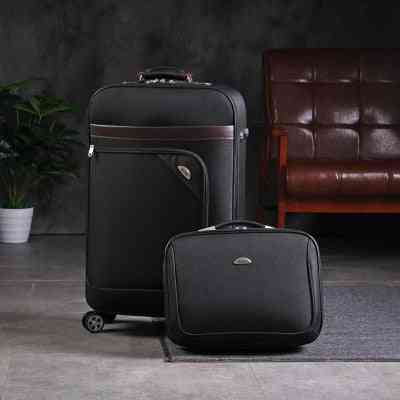 Business Spinner Rolling Luggage Set, Password Suitcase, Wheels Carry On Trolley