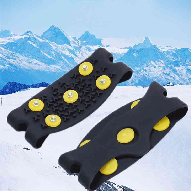 Impugnature antiscivolo per arrampicata su ghiaccio, ramponi, copri tacchette