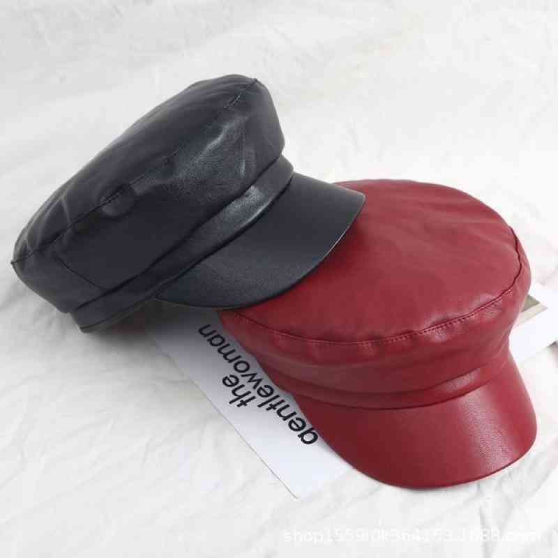 Military Classic Leather Hats