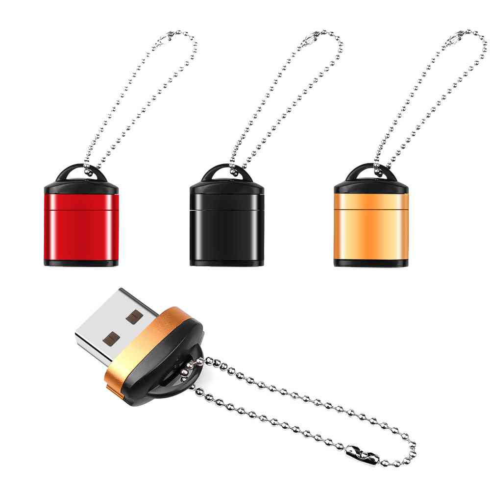 Mini nagysebességű, USB 2.0 kártyaolvasó adapter