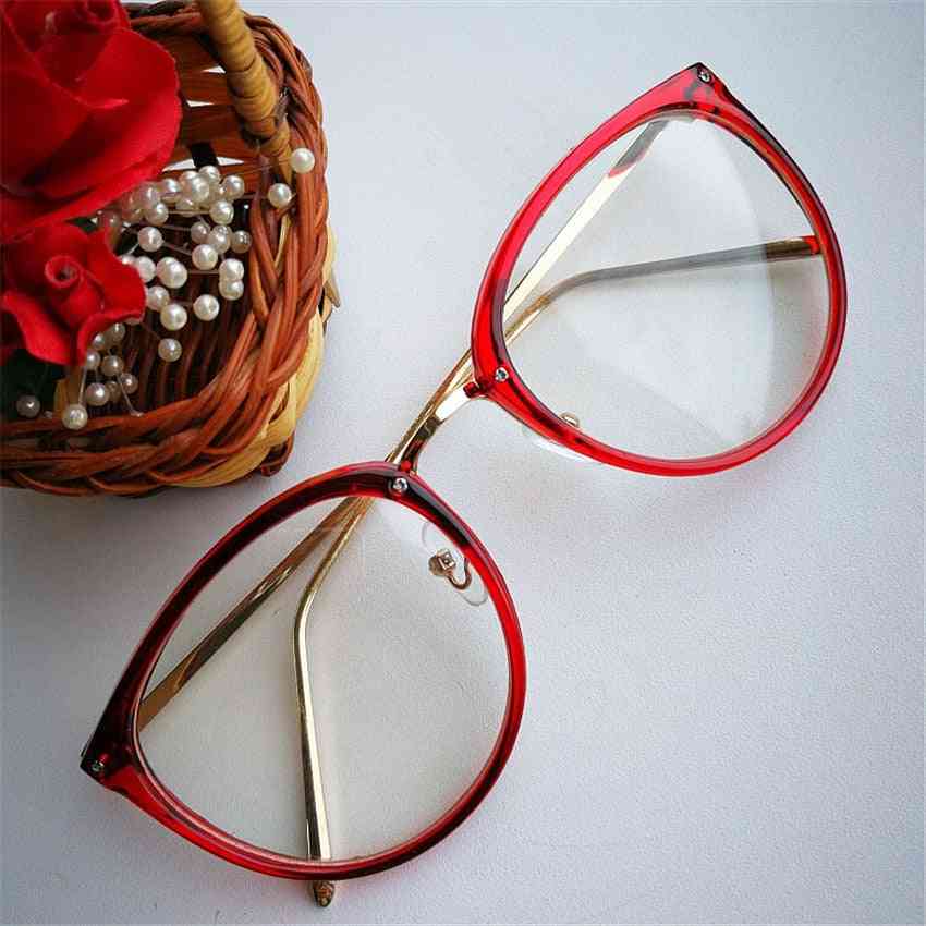 Optical Transparent Clear Lenses Women's Glasses