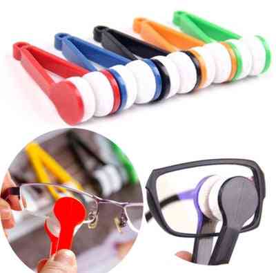 Handy Glasses Cleaner Tools, Super Fine Fiber Rub Power With Lens Clothes Cleaner