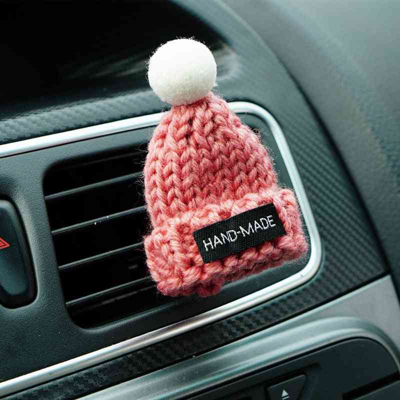 Car Styling Handmade Hat Shape Air Freshener Clip, Vent Perfume
