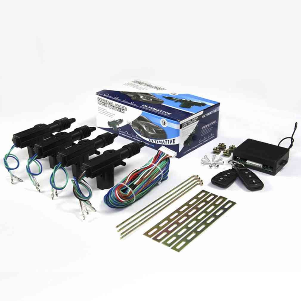 Car Door Lock Keyless System, Remote Central, Control Locking Kit With Trunk Release Button