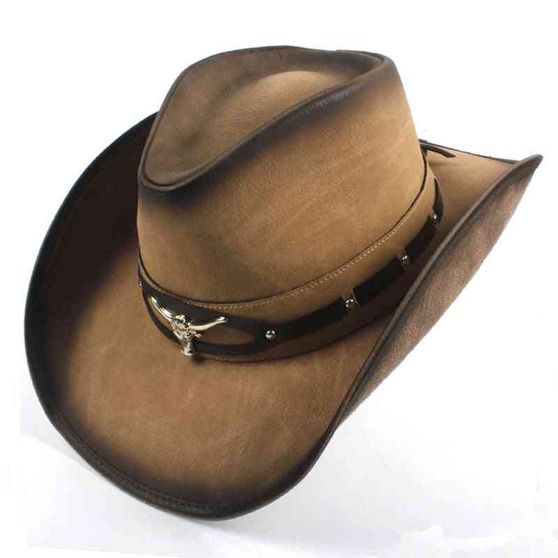 Genuine Leather Gentleman Hats