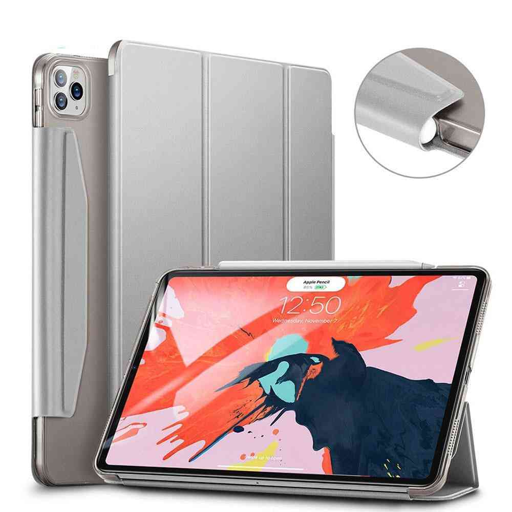 Premium Vegan Leather Back Cover For Ipad With Magnetic Closure