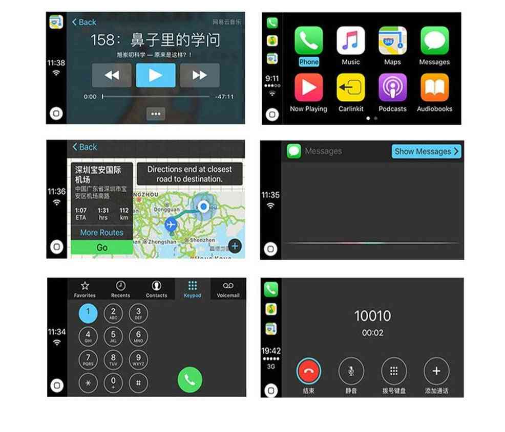 Mini Smartphone Link Receiver Adapter, Auto Navigation Multimedia Player