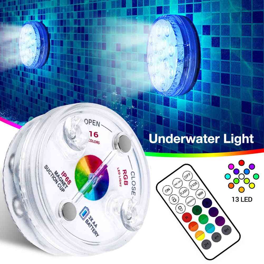 Lumină subacvatică, lampă submersibilă pentru piscină cu LED impermeabilă