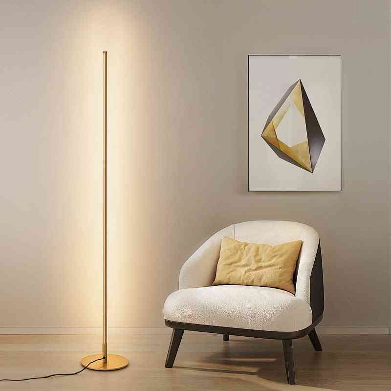 Lampadaire led moderne, lumière de support de décoration d'angle de chevet
