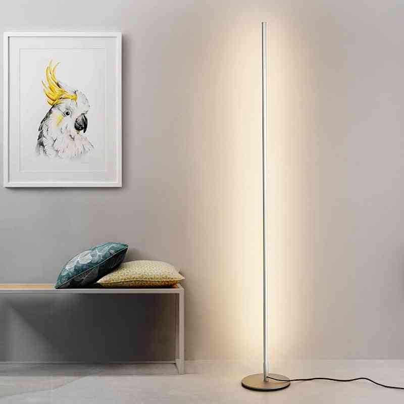 Lampadaire led moderne, lumière de support de décoration d'angle de chevet