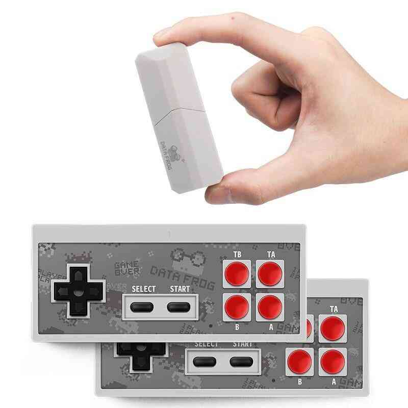 8 Built In 1400 Classic Games Mini Wireless Console, Support Av/hdmi Output Dual Gamepads