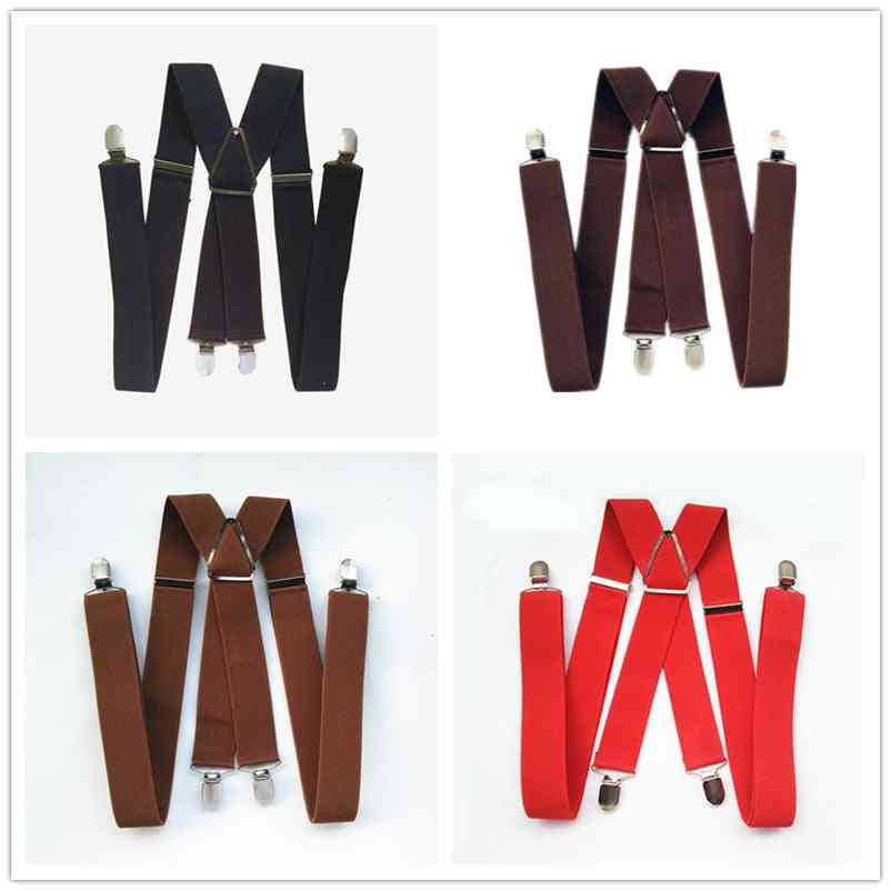 Unisex volwassen bretels verstelbare elastische broek bretels