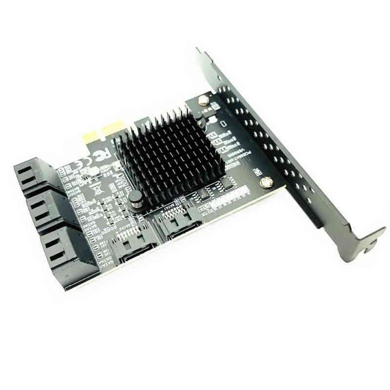 Carte d'extension 8 ports SATA 3 PCI Express, contrôleur PCI-E / SATA