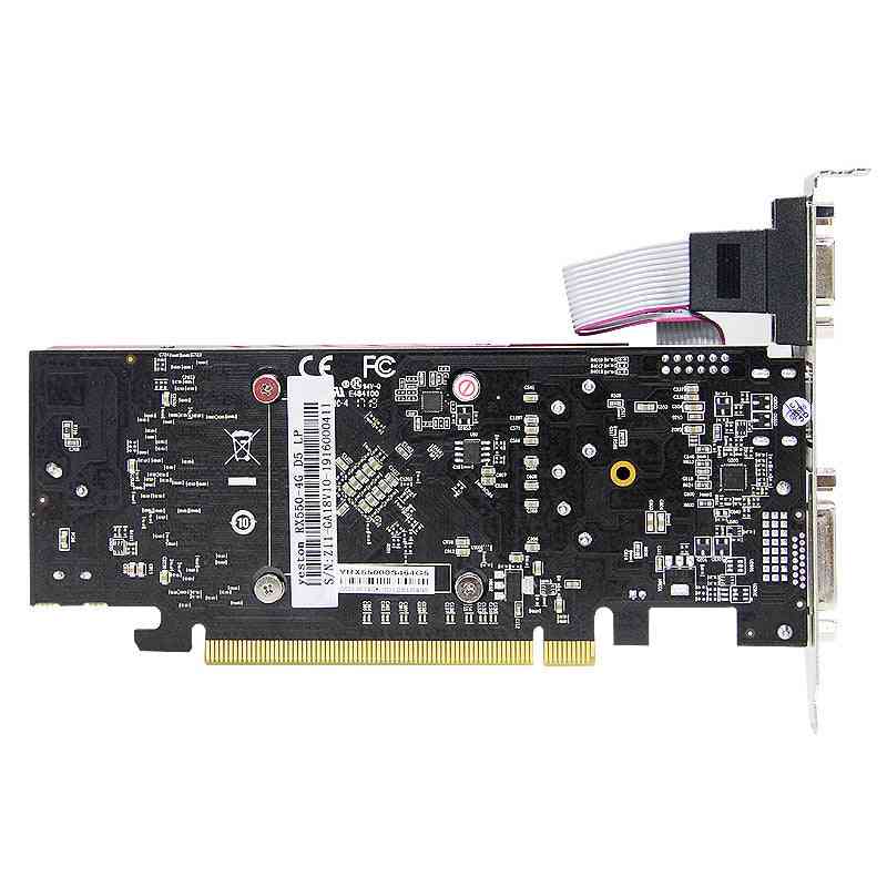 Radeon Rx550 4gb Gddr5, Pci Express 3.0, Single Slot Graphics Card