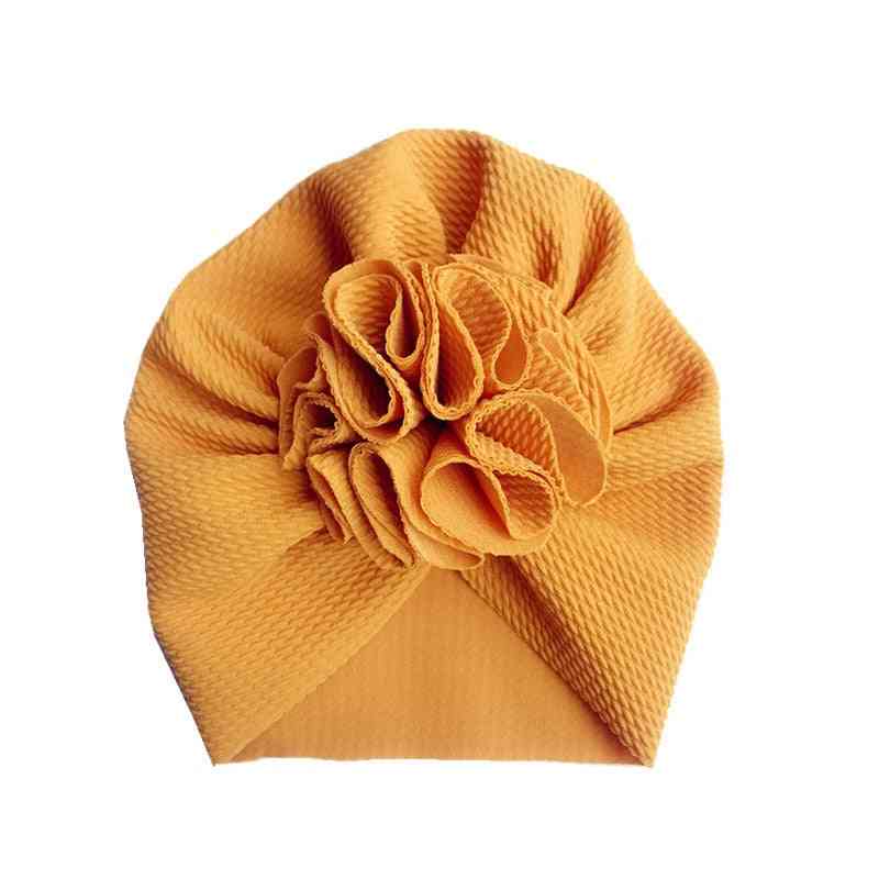 Corn Flowers Design, Round Shaped Princess Soft Hats For Babies