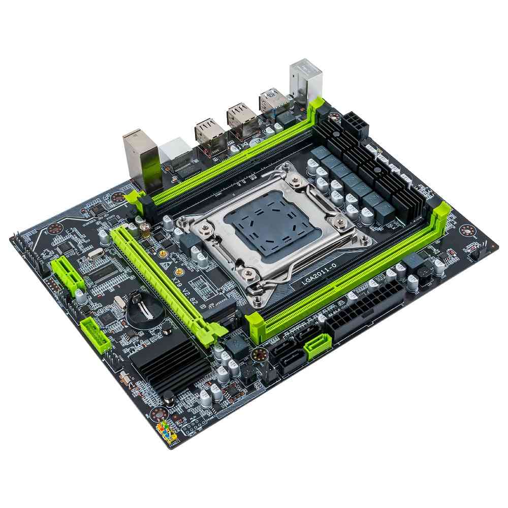 Intel C602 X79 LGA 2011 Xeon E5 ECC REG DDR3 128 GB M.2 NVME NGFF SATA3.0 USB3.0 Server Hovedkort