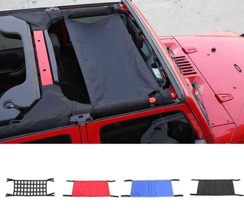 Car Roof Cover For Jeep, Wrangler Top Cargo Net