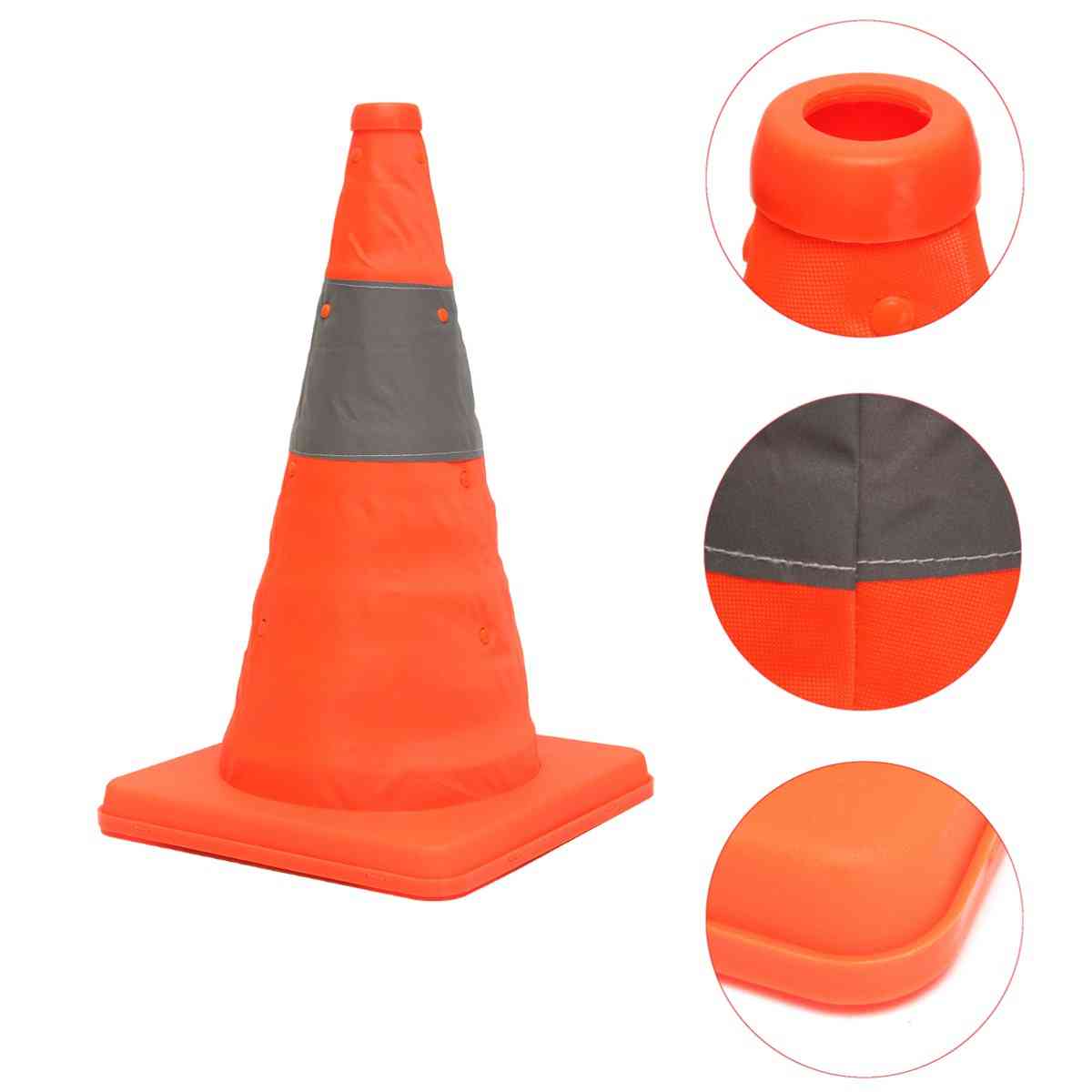 Folding Collapsible, Road Safety Cone For Traffic Pops-up Parking