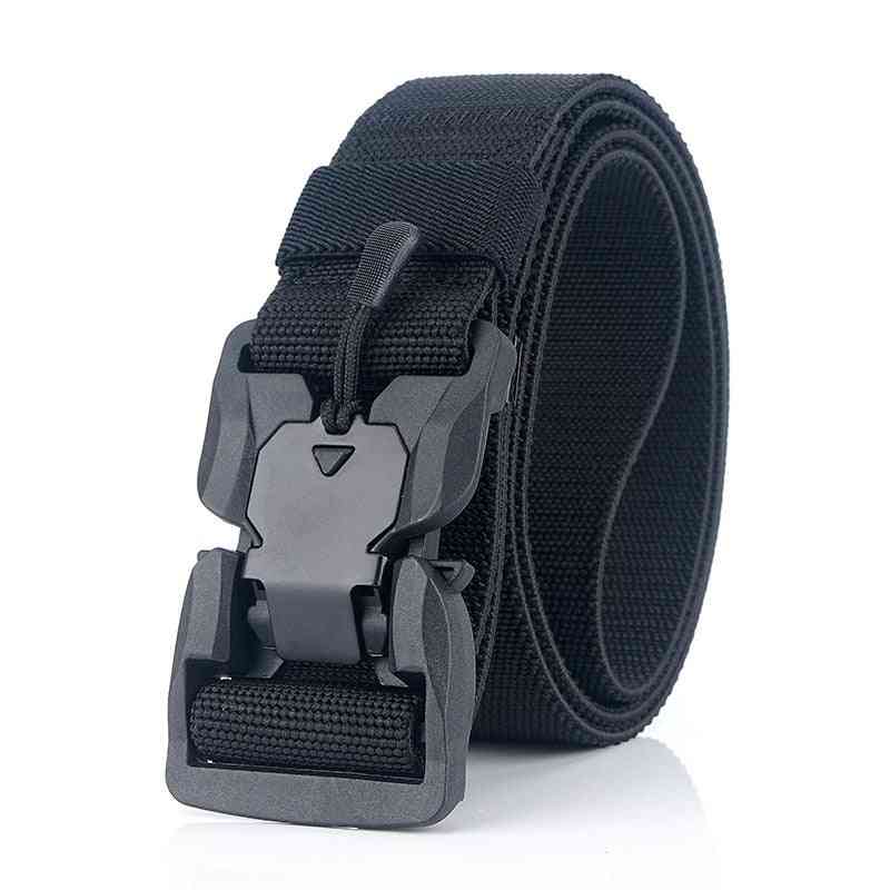Official Genuine Tactical Magnetic Buckle Military Soft Real Nylon Belt