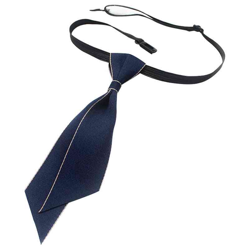 Profesjonalny wąski krawat na szyję z kokardą