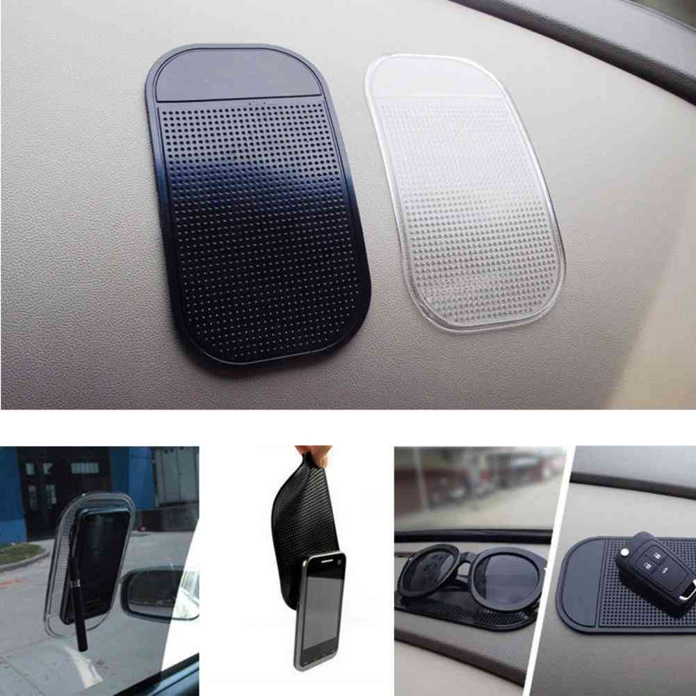 Car Non-slip Mat, Auto Silicone Interior Dashboard Phone Anti-slip Storage Mats Pads