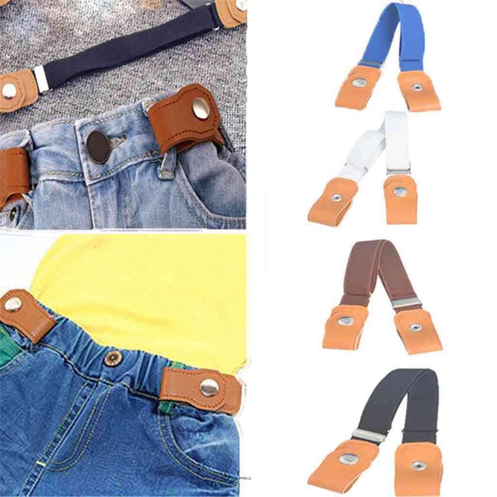 Cinturón elástico para niños sin rastro cinturones invisibles que evitan que los pantalones se caigan.