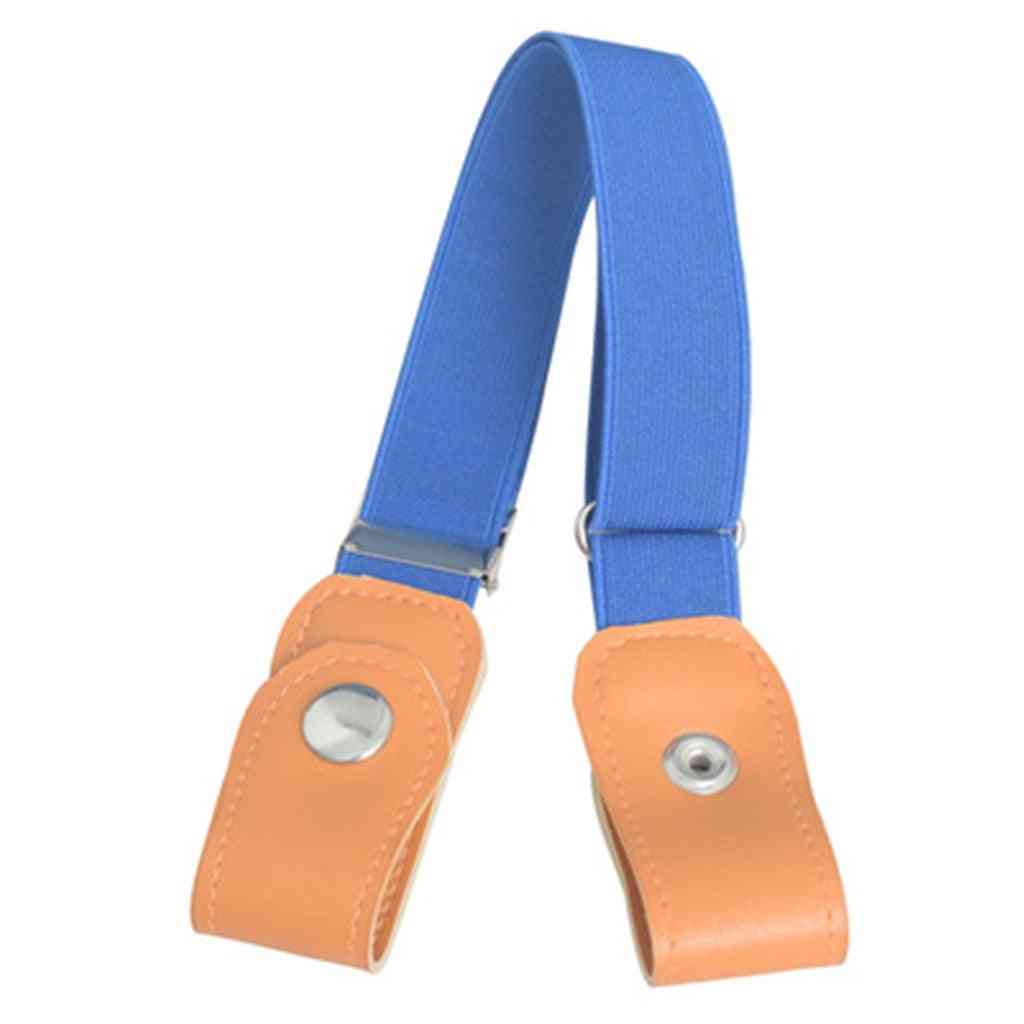 Barns elastiska bälte utan spår osynliga bälten förhindrar att byxor faller i spännet