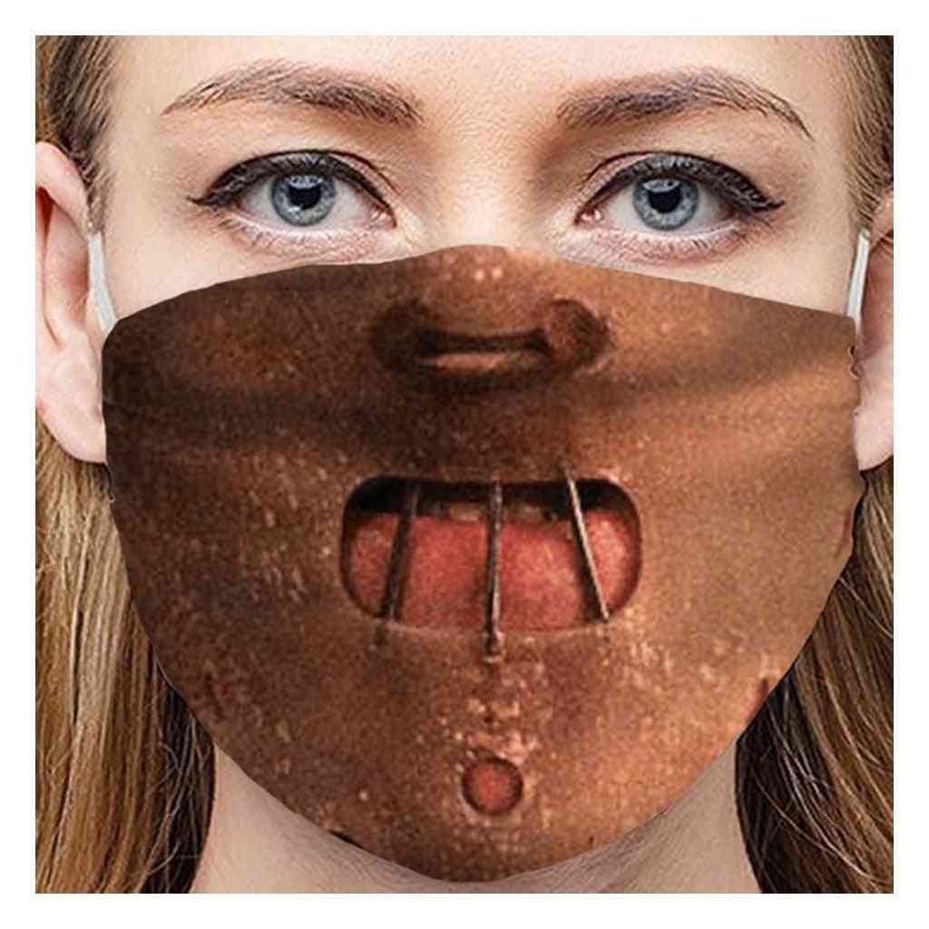 Universal Printed Masks, Outdoor Riding Face Cover, Women