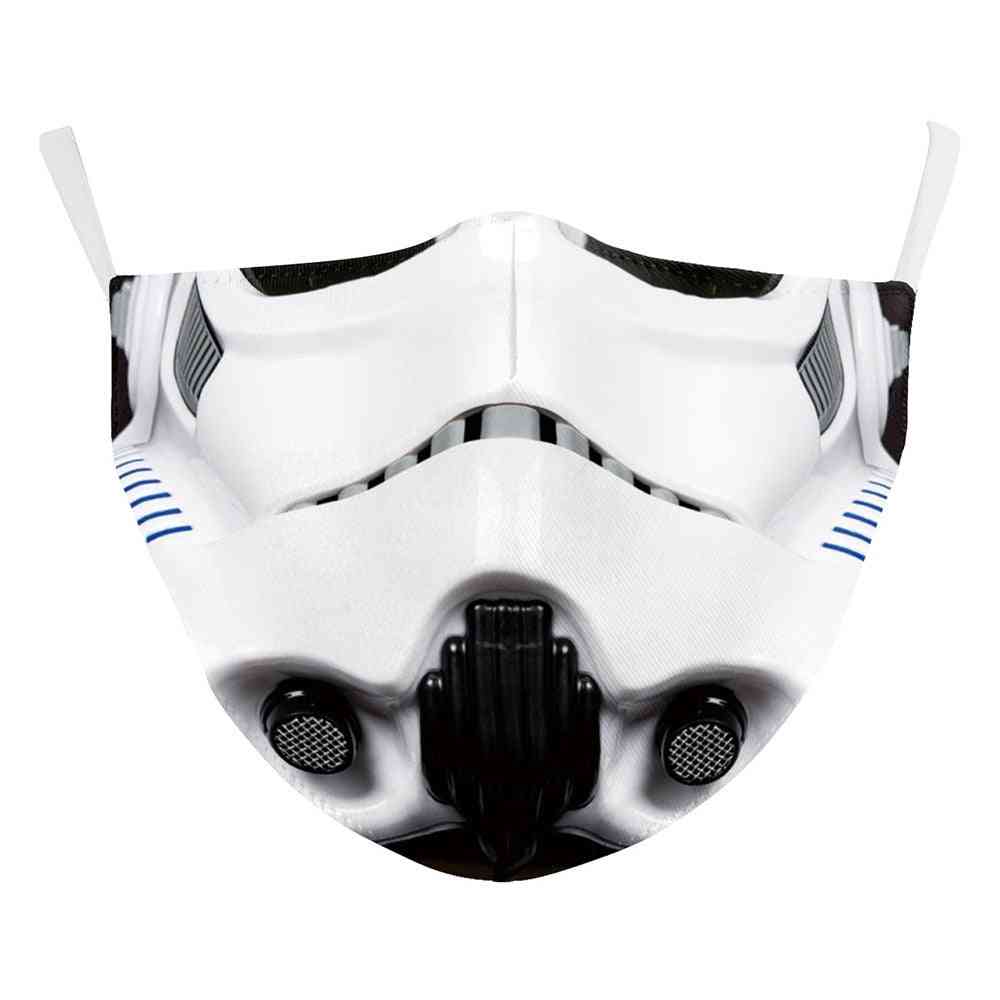 Darth Vader Boba, Cosplay Face Mask - Dustproof Adult, Kids