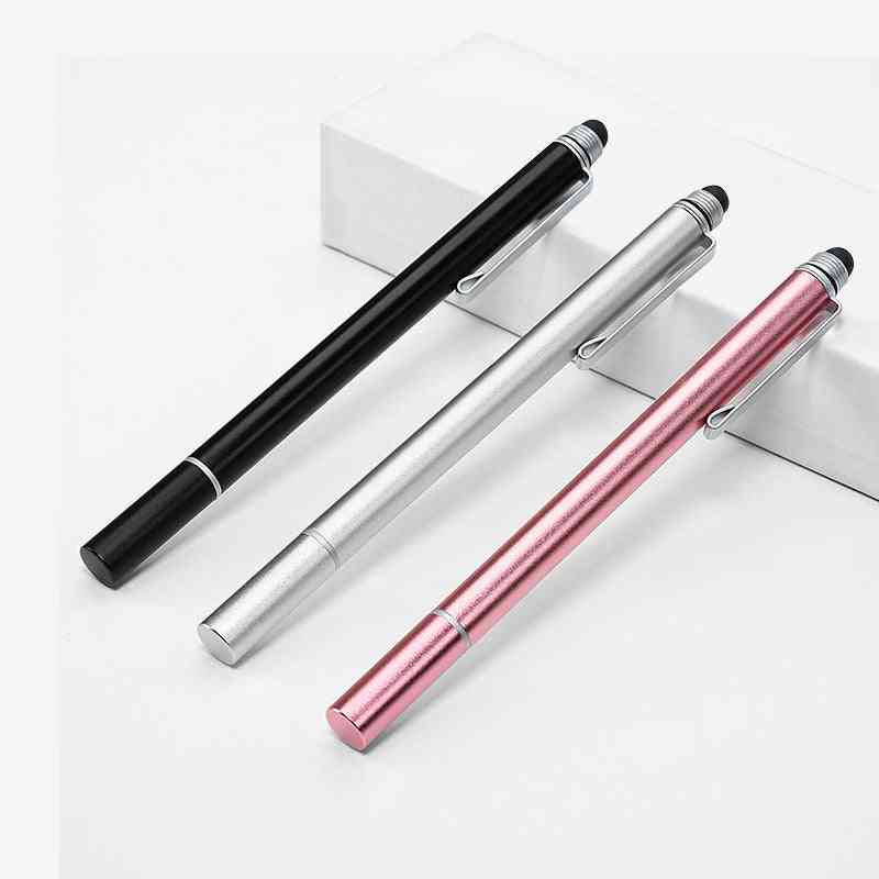 2 In 1 Stylus For Smartphone Tablet Capacitive Screen Pencil, Write Draw Touch Pen