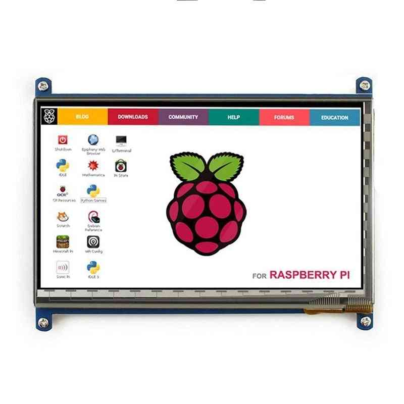 Raspberry pi de la pantalla táctil lcd de 5 pulgadas, pantalla 800x480