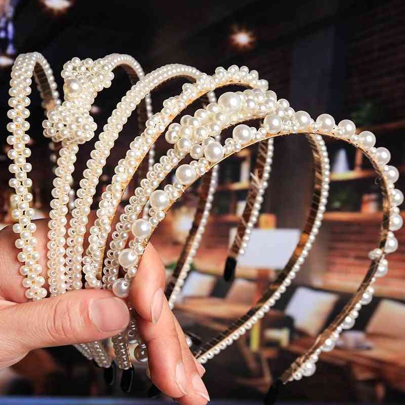 Luxury Big Pearl Hairbands/girls
