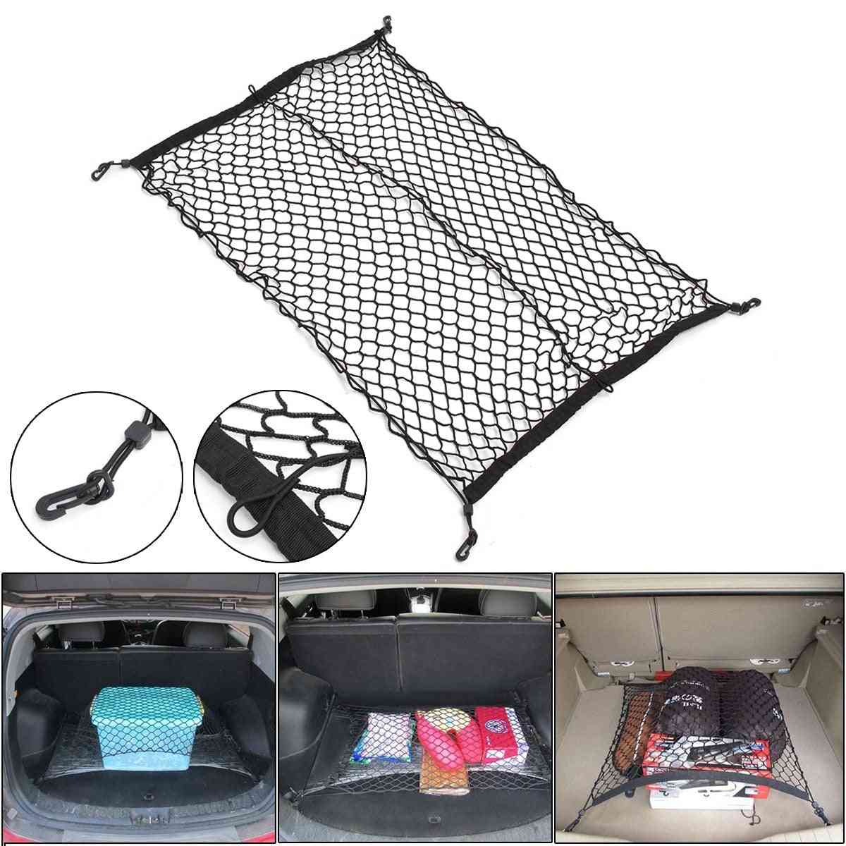 Nylon Car Trunk Net Luggage Storage Organizer Bag Rear Tail Mesh Network