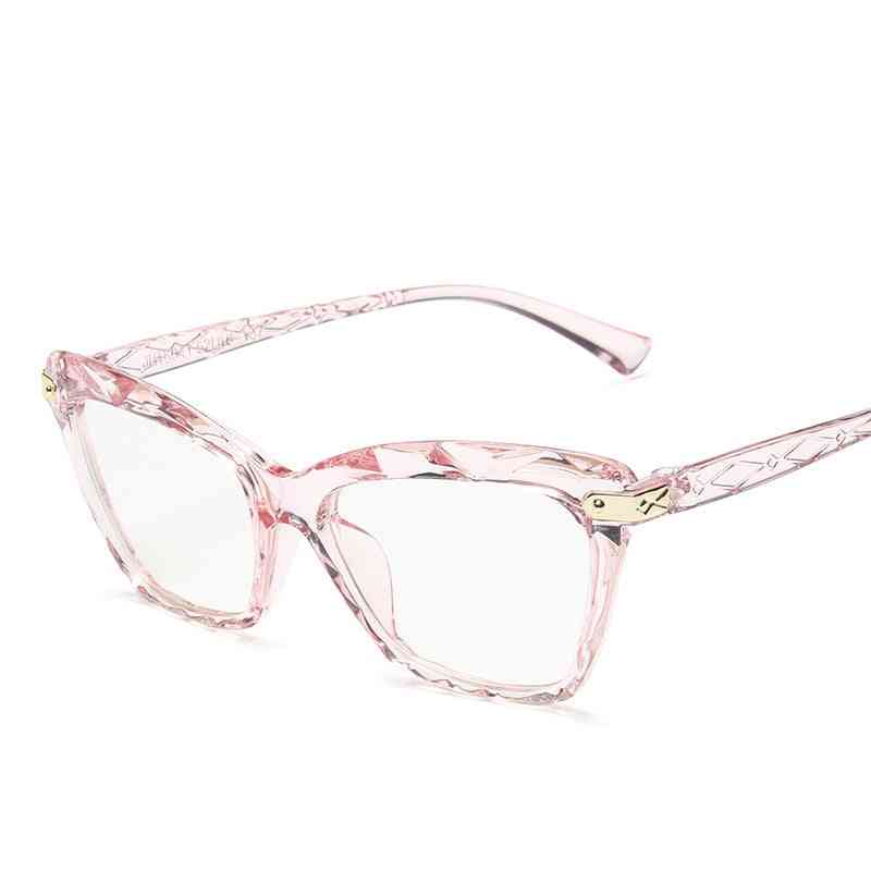 Cateye Glasses, Retro Frame/men, Eyeglasses