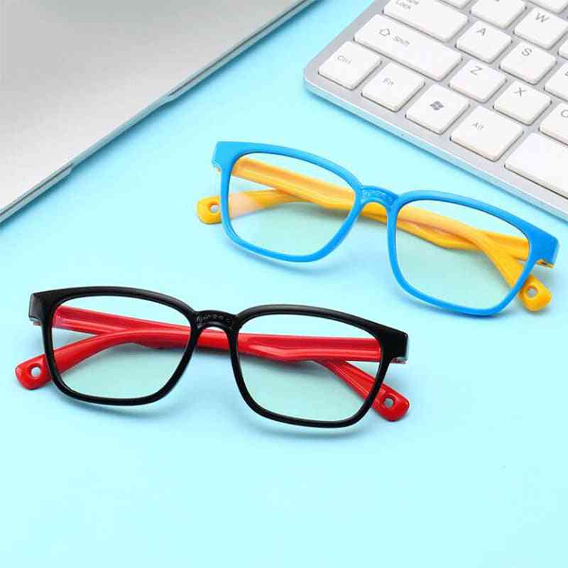 Occhiali anti-luce blu per bambini, montatura morbida, occhiali in silicone semplice