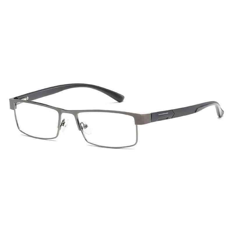 Herren Brillen aus Titanlegierung, nicht sphärische Gläser, Lesebrille