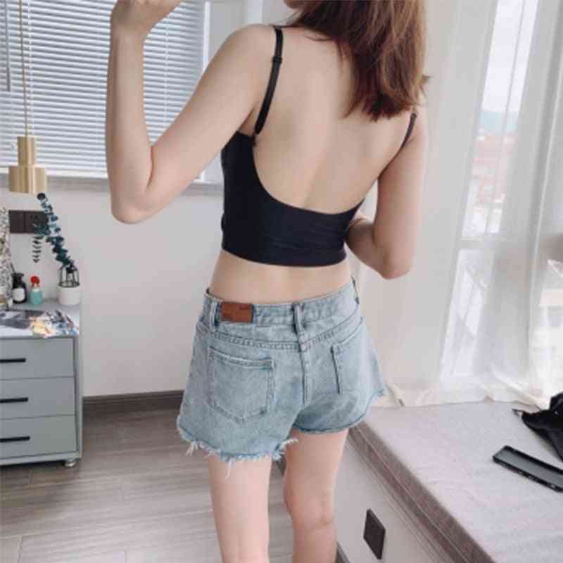 Seamless Breathable Comfortable Sexy Smooth Silk Soft Feeling Tank Crop Tops