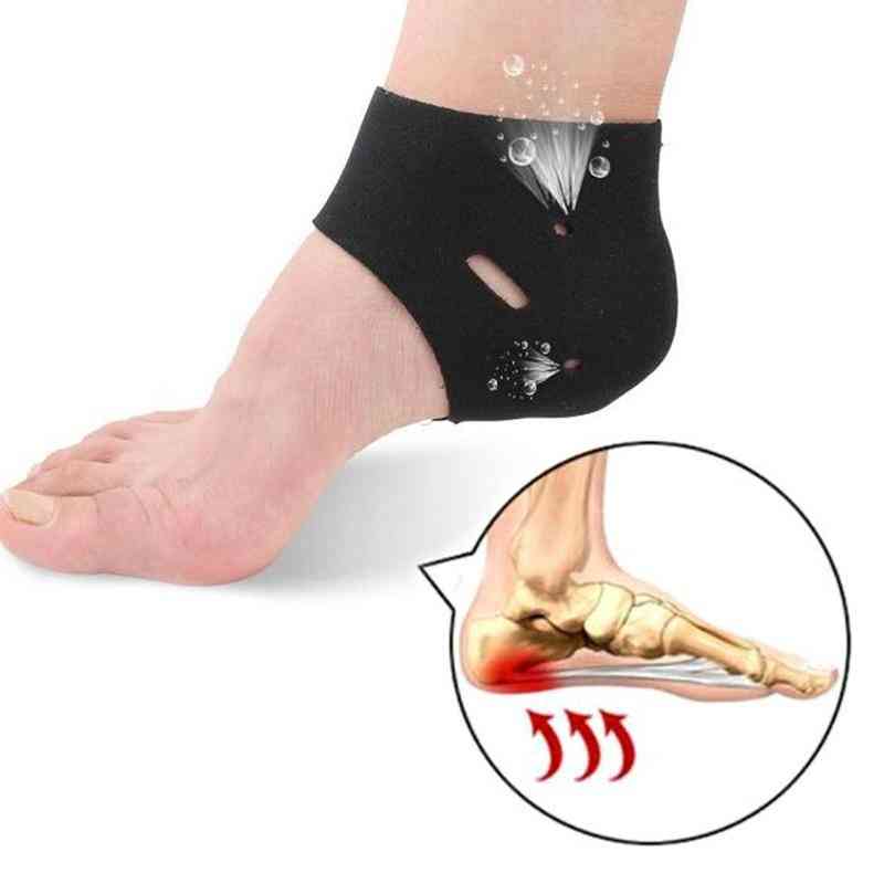 Korekční potah ponožky, terapie plantární fasciitidy chránič paty ortotická stélka (černá)