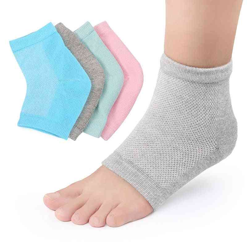 Soft Elastic Silicone Moisturizing Foot Skin Care Cotton Socks