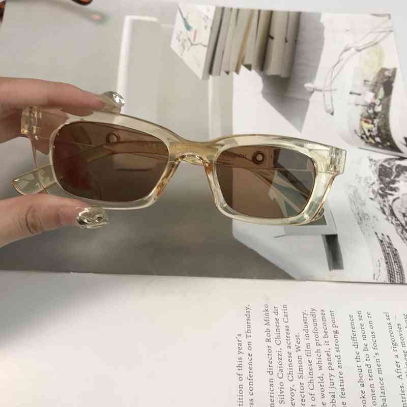 Pravokutnik vintage dizajner retro točke sunčane naočale za žene