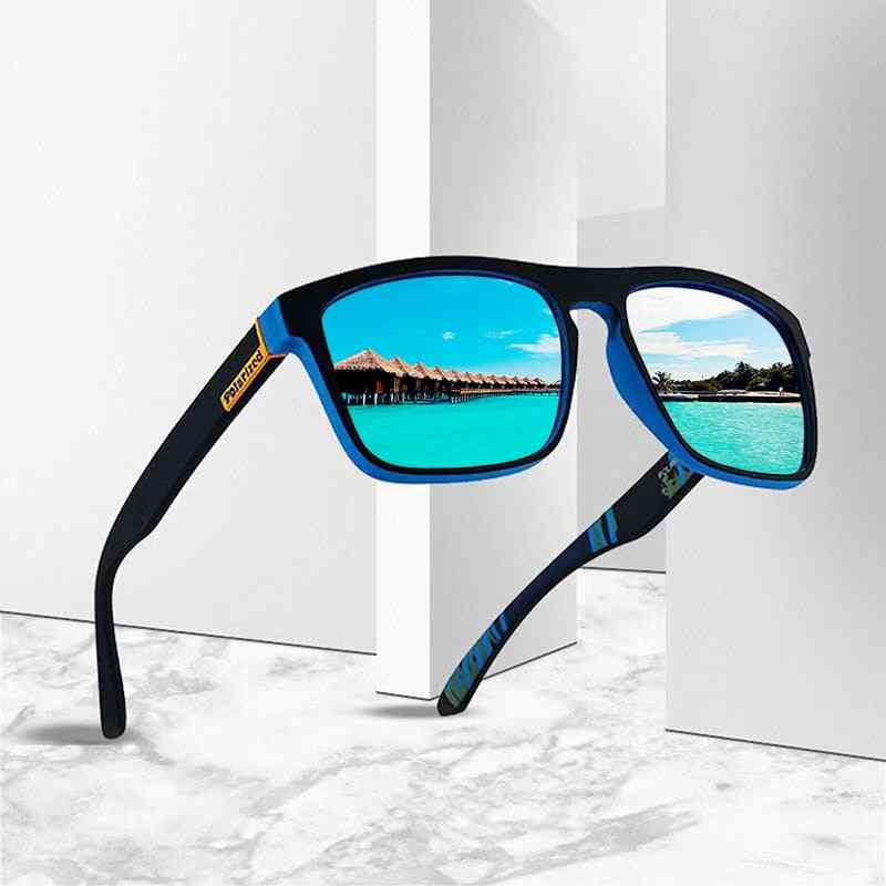 Bărbați polarizați design clasic oglindă moda pătrată moda ochelari de soare tip