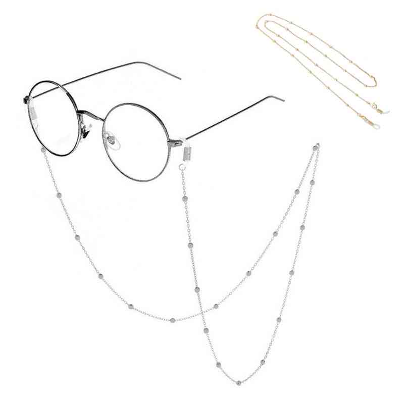 Fashion Women Eyeglass Chains Sunglasses Necklace Beaded Eyewear Cord Holder