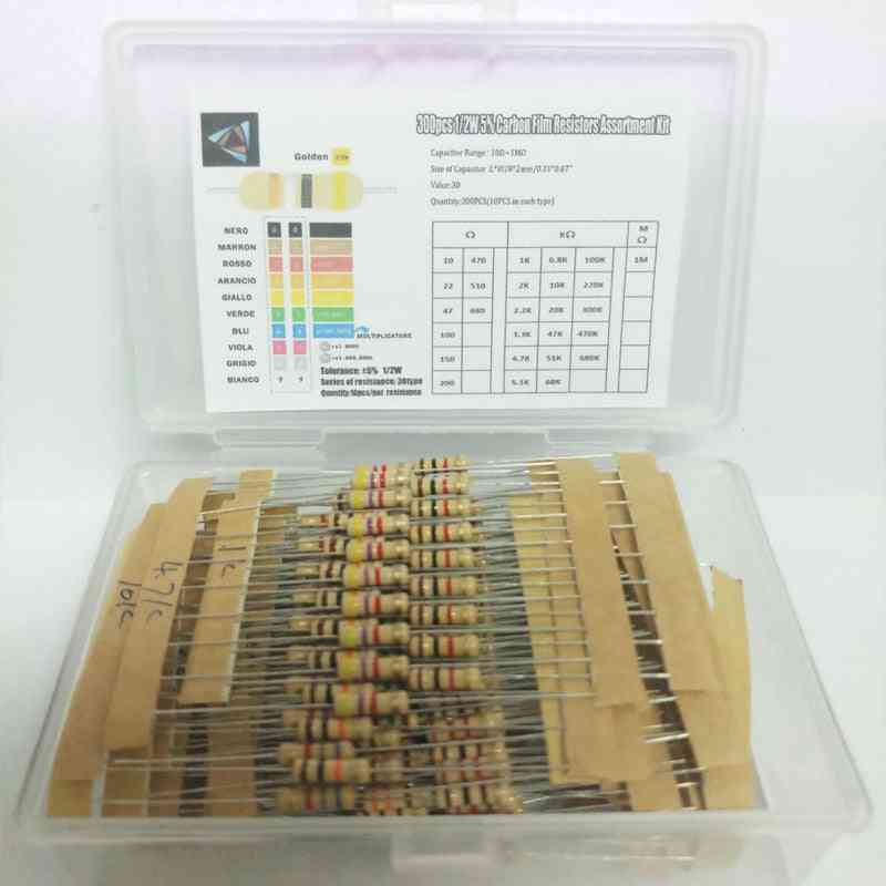 Carbon Film Resistors Assortment Kit
