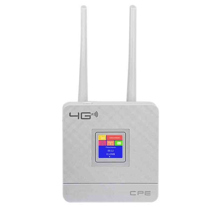 Unlocked Wireless Cpe Router+ Sim Card Slot, Cpe903 3g 4g Hotspot Lte Wifi Router Wan/lan Port Dual External Antennas